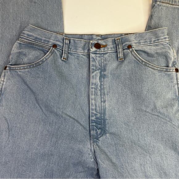 Wrangler Slim Fit Cowboy Cut Denim jeans light wash - 13 x 34 - Picture 5 of 11
